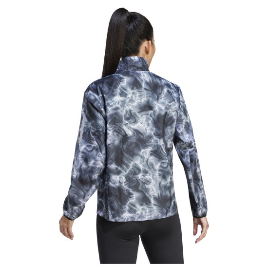 Adidas Γυναικείο αντιανεμικό μπουφάν Own the Run AOP Windbreaker